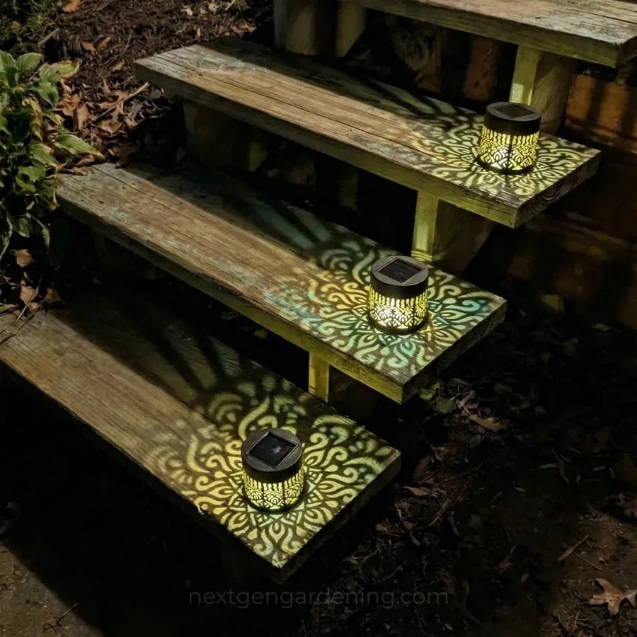 1Decorative Solar Mandala Lights 2 Pcs