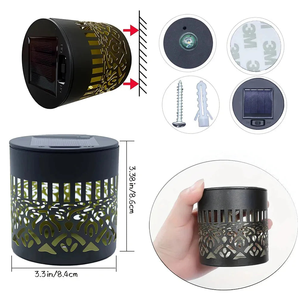 1Decorative Solar Mandala Lights 2 Pcs