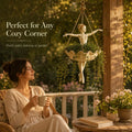Ballet Dancer Hanging Planter– Elegant Garden Decor for Porch & Patio
