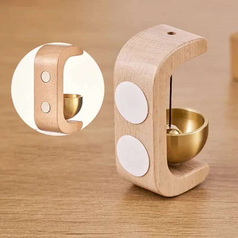 Siopsrl– Wood Door Chime with Magnetic Base-2PCS
