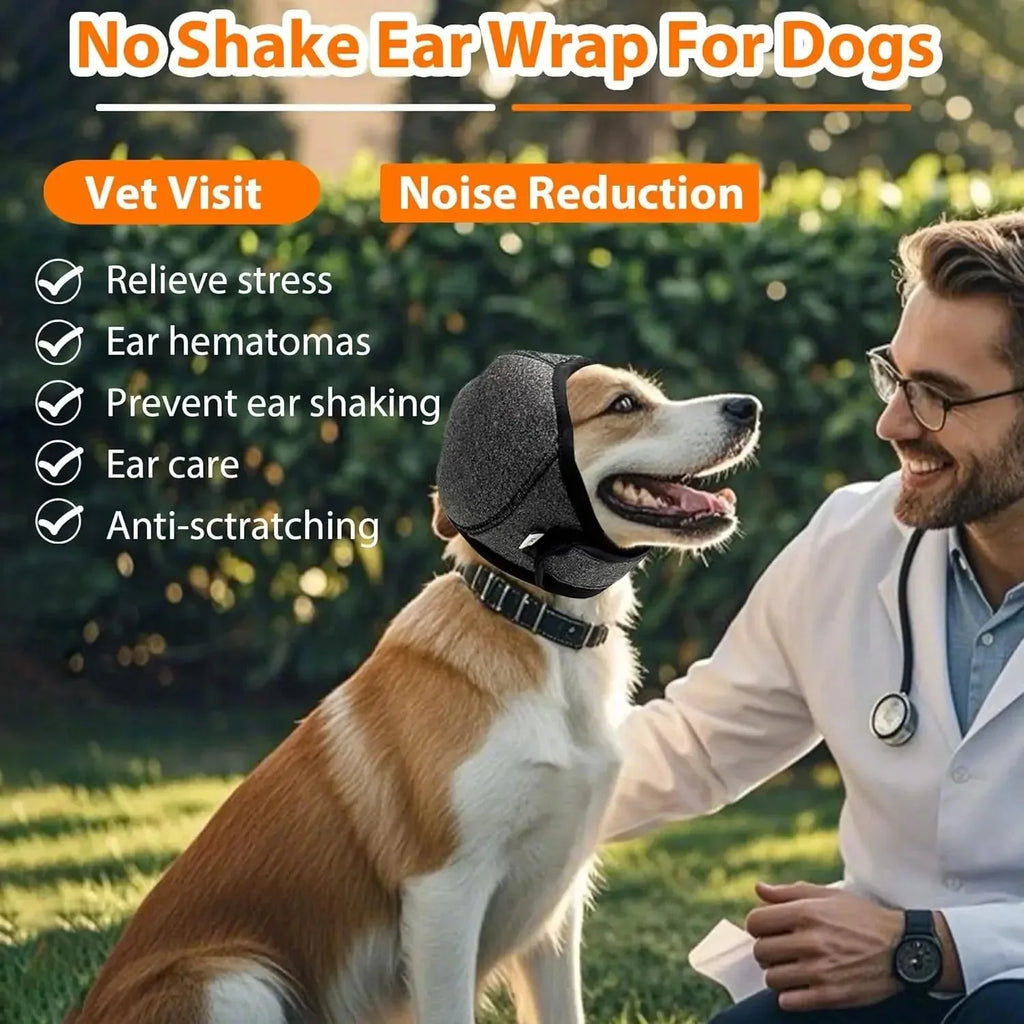 SiopsrlDog Calming Ear Wrap-2 PCS