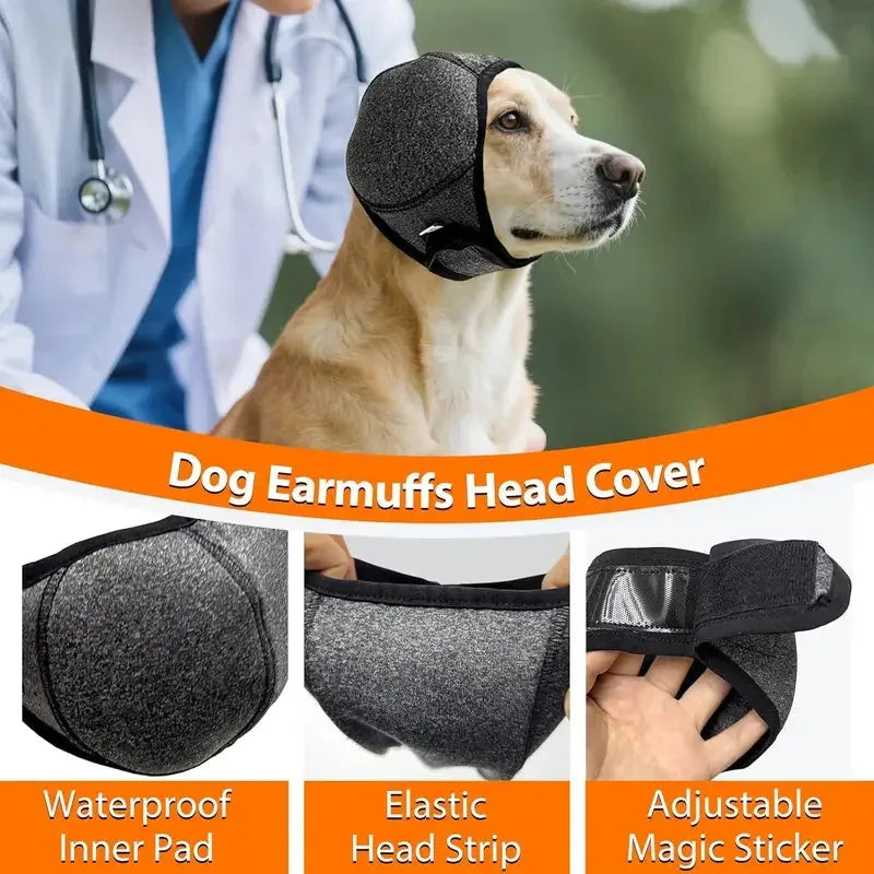 SiopsrlDog Calming Ear Wrap-2 PCS