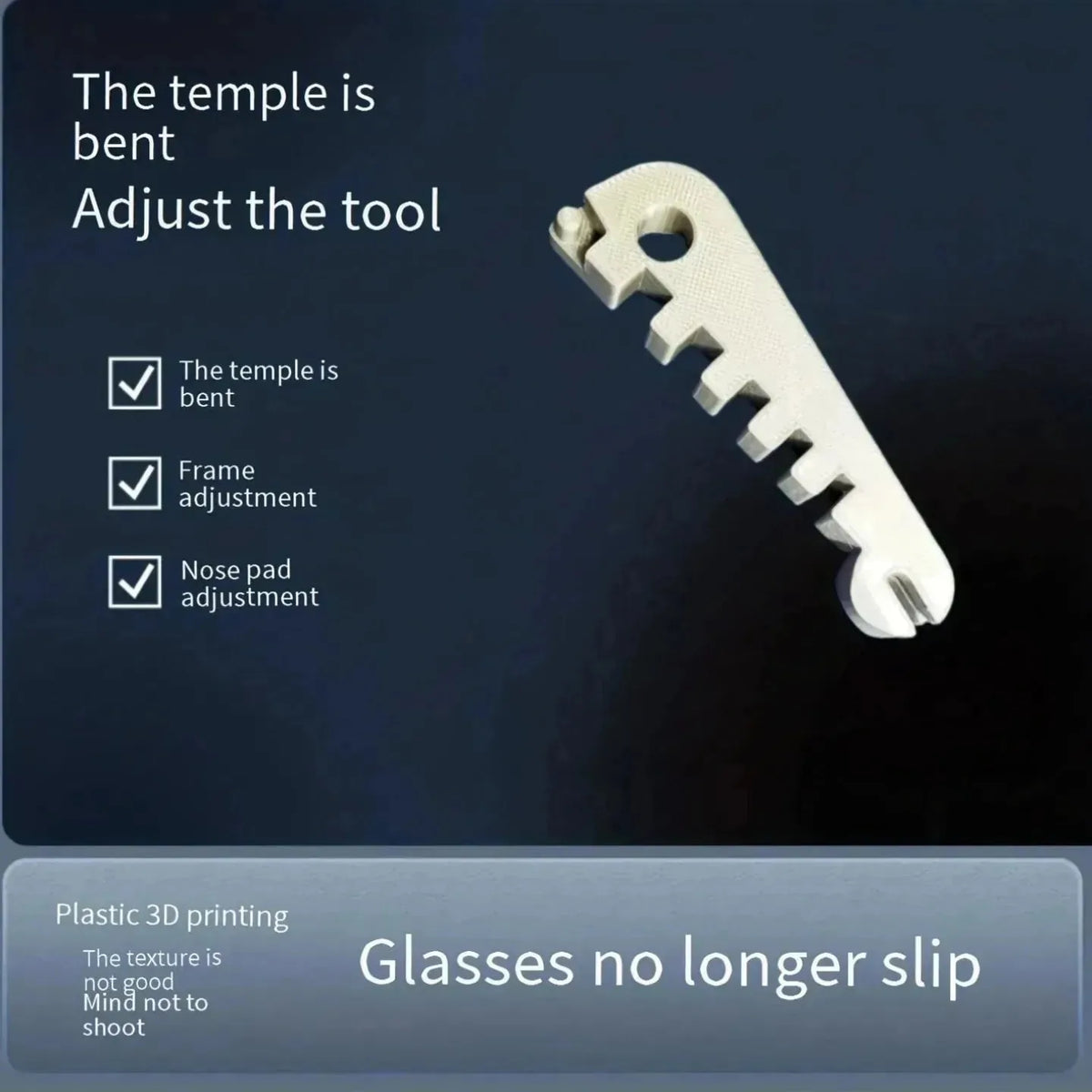 Eyeglass Temple and Frame Adjustment Tool – 2 Pack