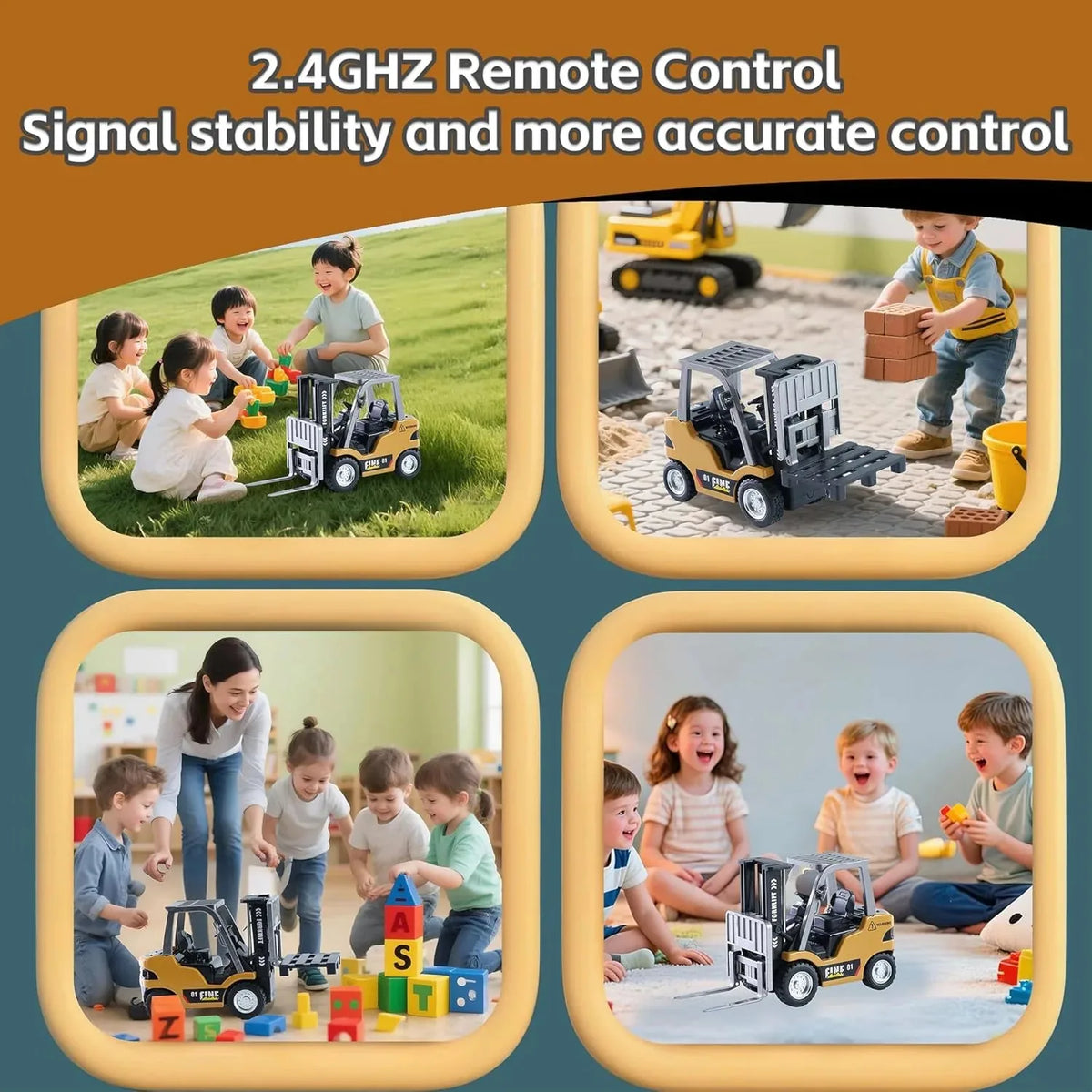 Remote Control RC Forklift Cranes