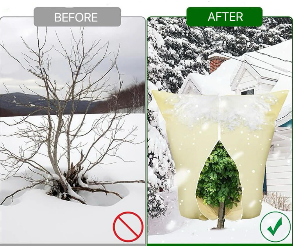 Plant Cover for Winter | Frost Cloth for Plants | Freeze Protection Covers for Plants| Cultiuana