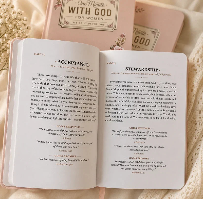 One Minute with God — 365 Devotions For Women