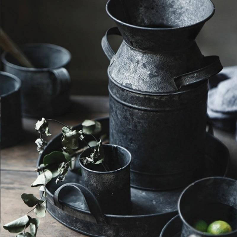 Rustic Wrought Iron Serving Set