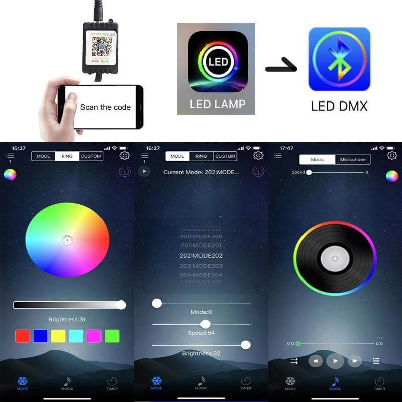 Multicolor Waterproof Car LED Underbody Light