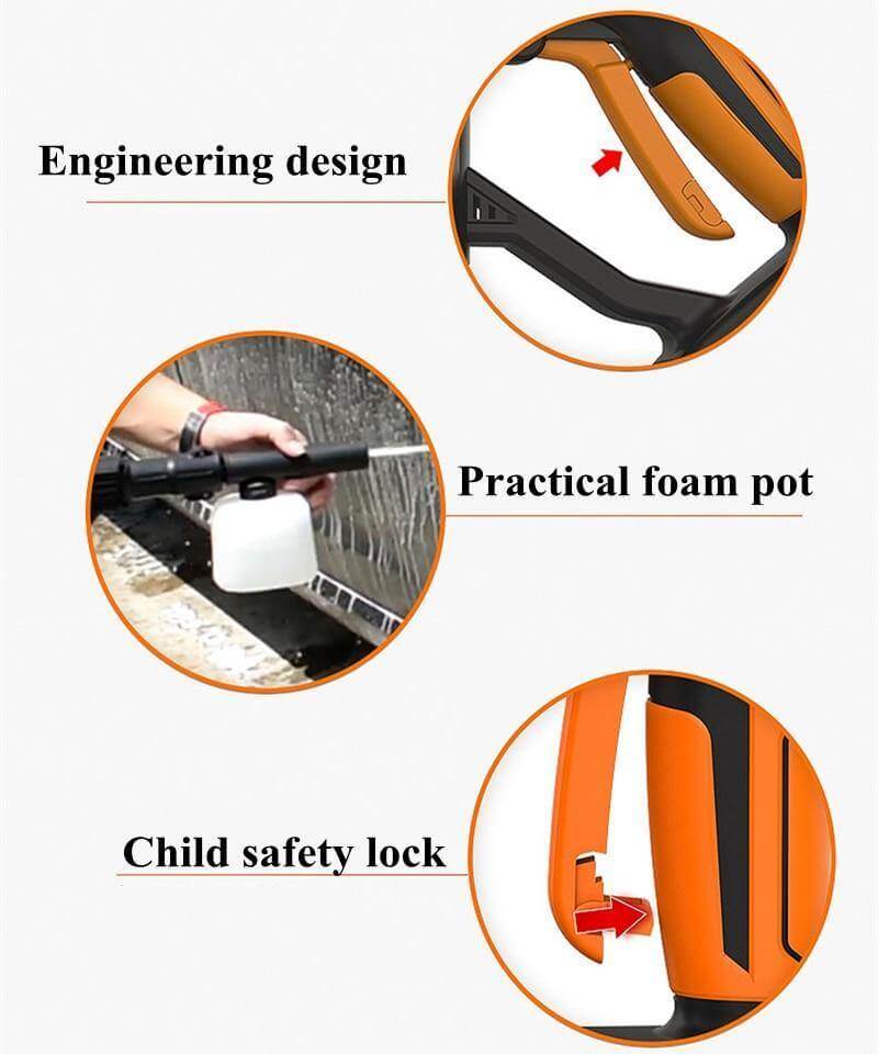Portable Cordless Rechargable Electric Car Washer
