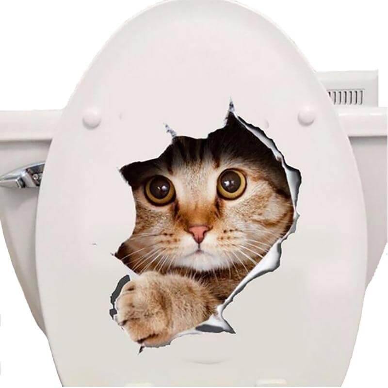 3D  Pet Wall and Bathroom Stickers