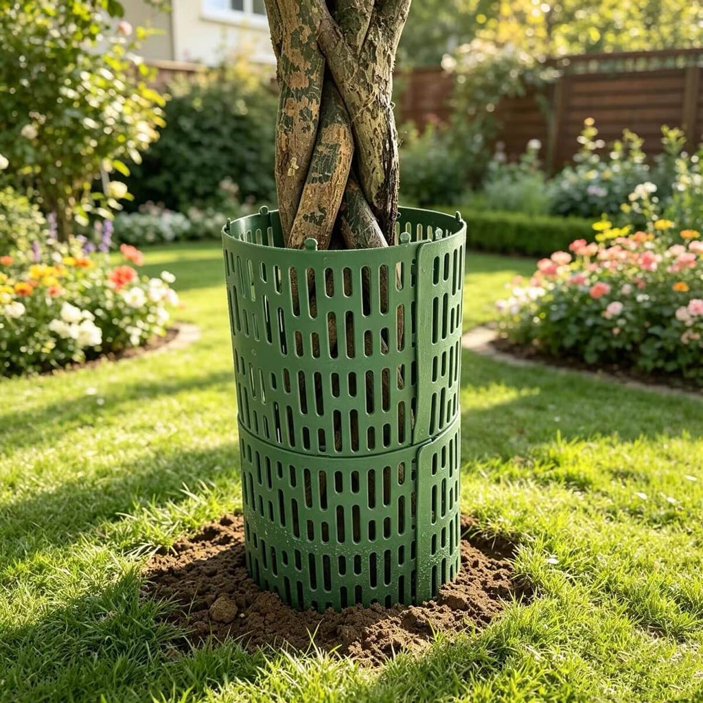 Tree Guards for Trees - Plastic Tree Trunk Protector to Protect Against Deer, Rabbits & Squirrels | Cultiuana