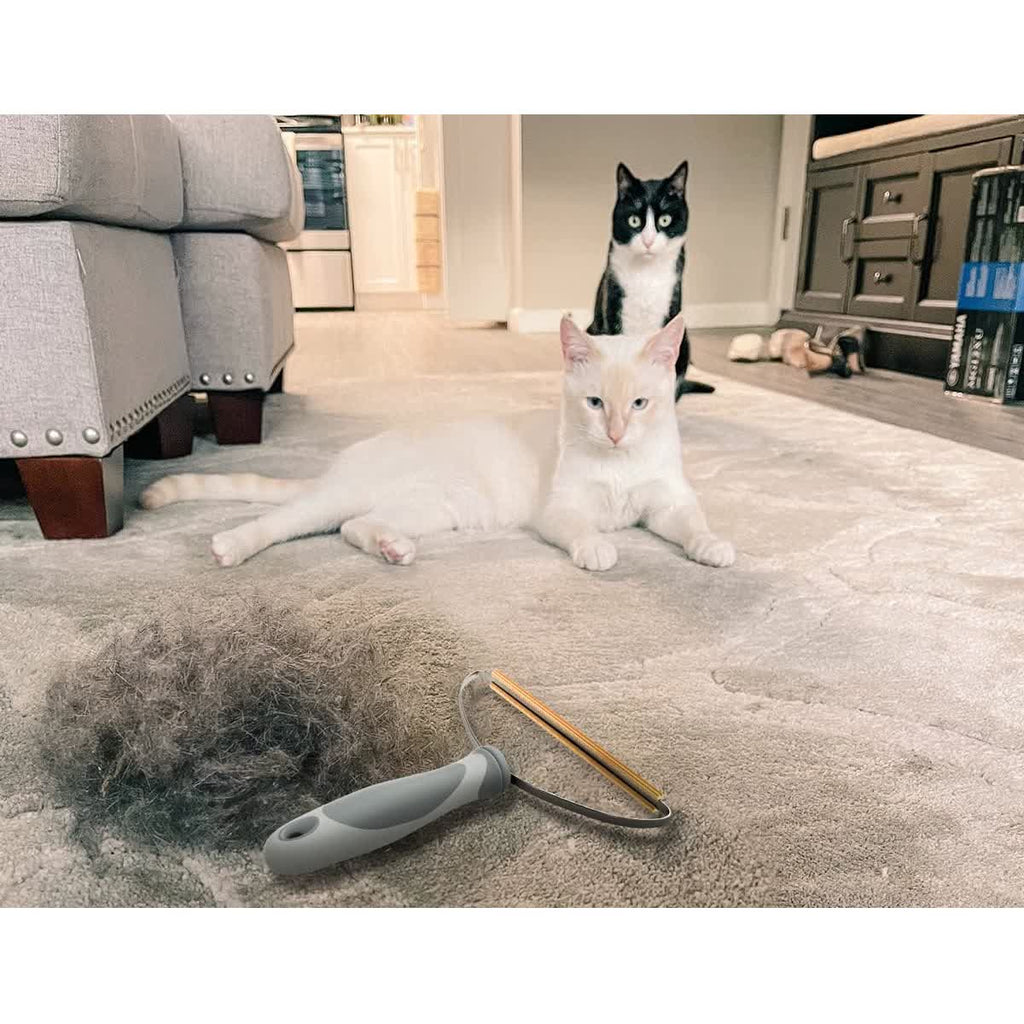Maetiva Copper Rake — Pet Hair Remover for Carpet, Car Mats & Stairs