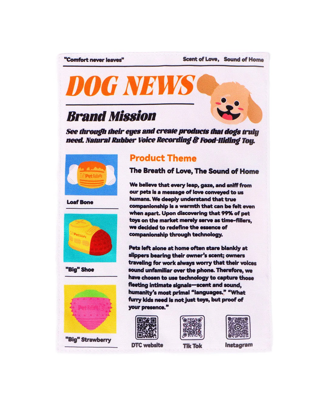 2-Pack Bundle Newspaper Interactive Crinkle Dog Toy for Boredom Relief