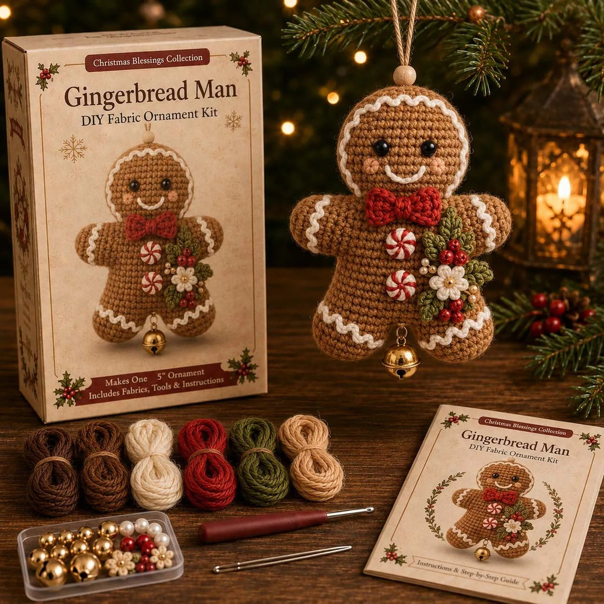 Beginner-Friendly Christmas Character DIY Ornament Kit
