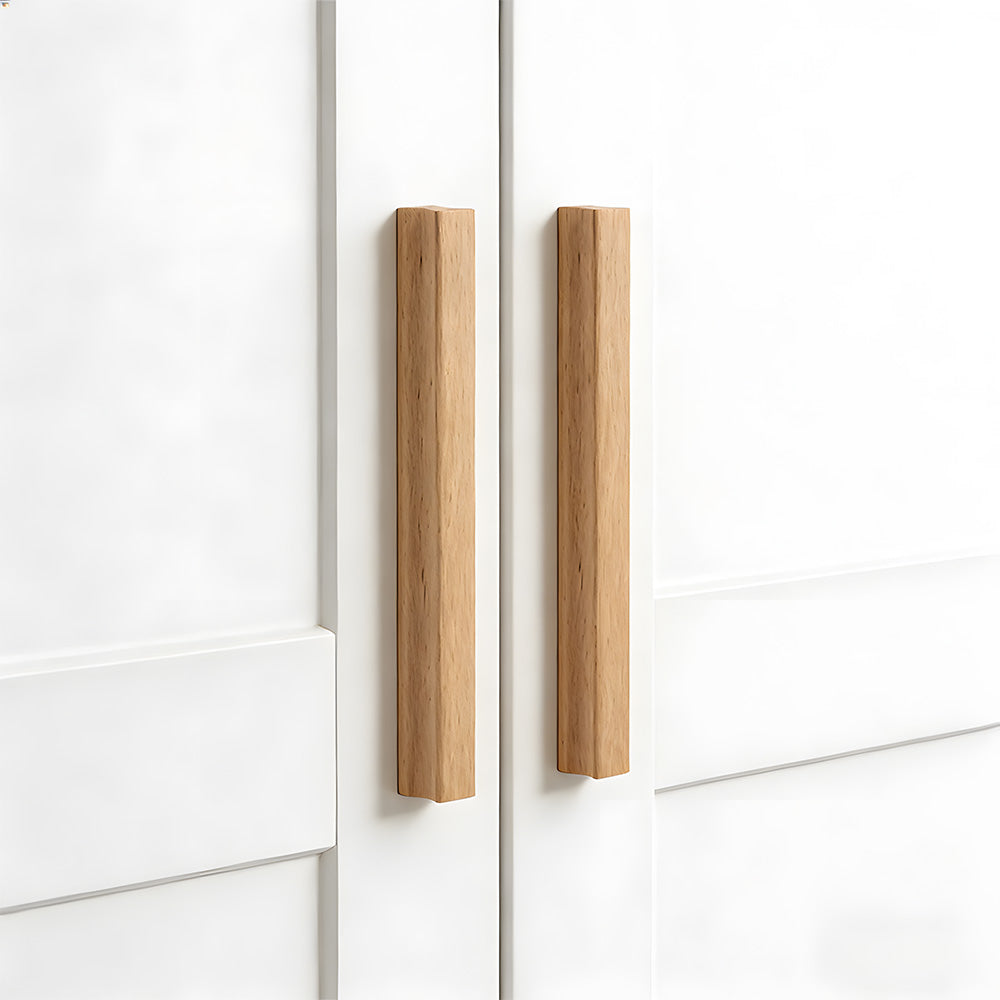 Minimalist Natural Wood Drawer Pulls