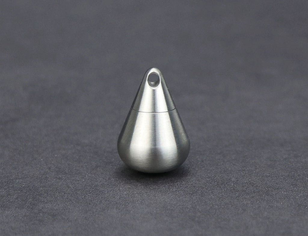 Titanium Droplet Mini Pill Box - Waterproof Travel Case