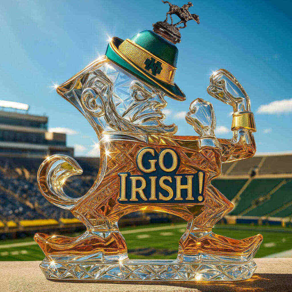 Notre Dame Fighting Irish Whiskey Bottle