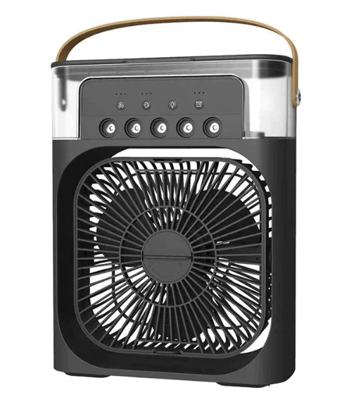 Mini Ice Misting Fan with Humidifier USB Rechargeable Desk Fan