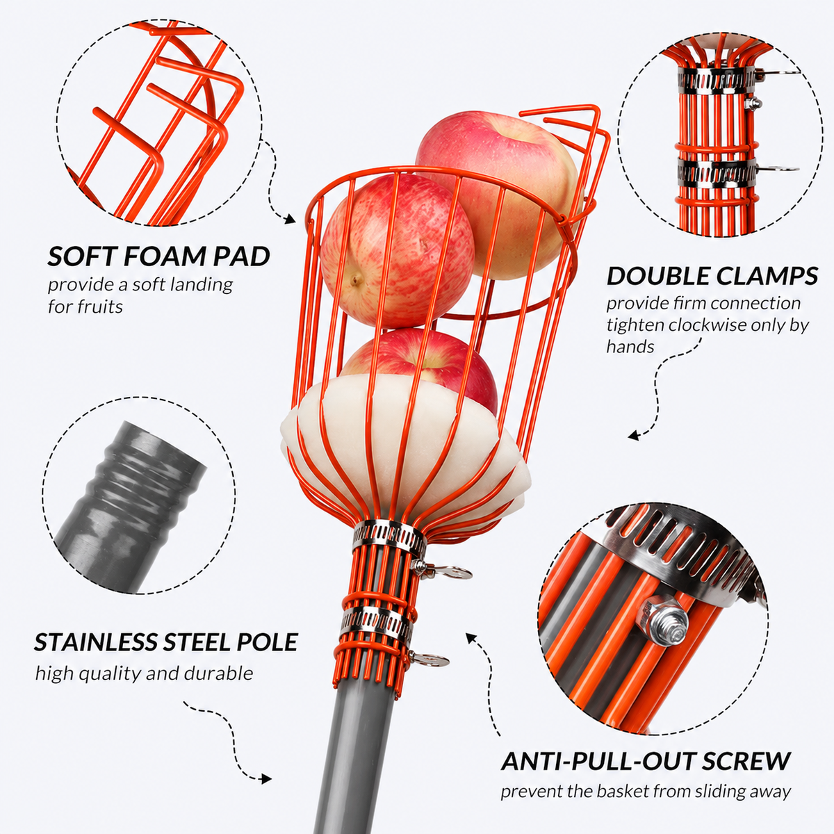 66 IN. Fruit Picker Fruit picker