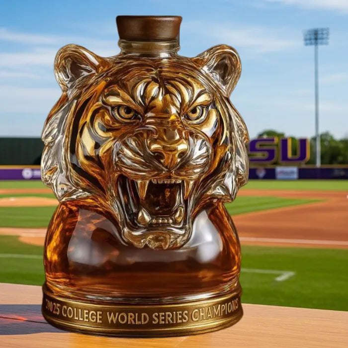🐯HOT LSU Tigers Champion Whiskey Bottle