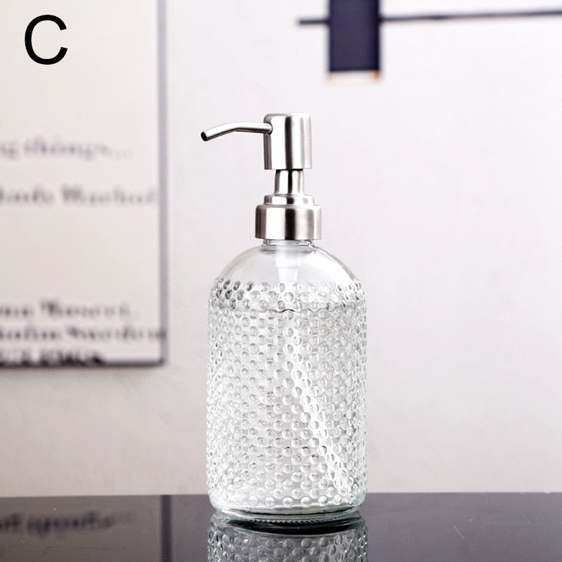 Glass Liquid Soap Dispenser