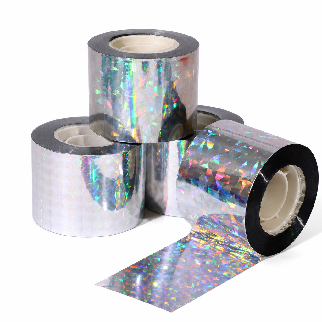 Reflective Bird Scare Tape, 2 Rolls, 2 in x 262 ft Holographic