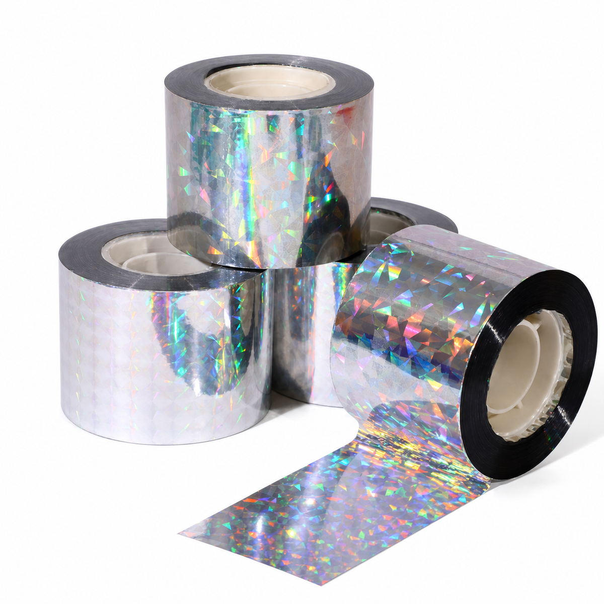 Reflective Bird Scare Tape, 2 Rolls, 2 in x 262 ft Holographic