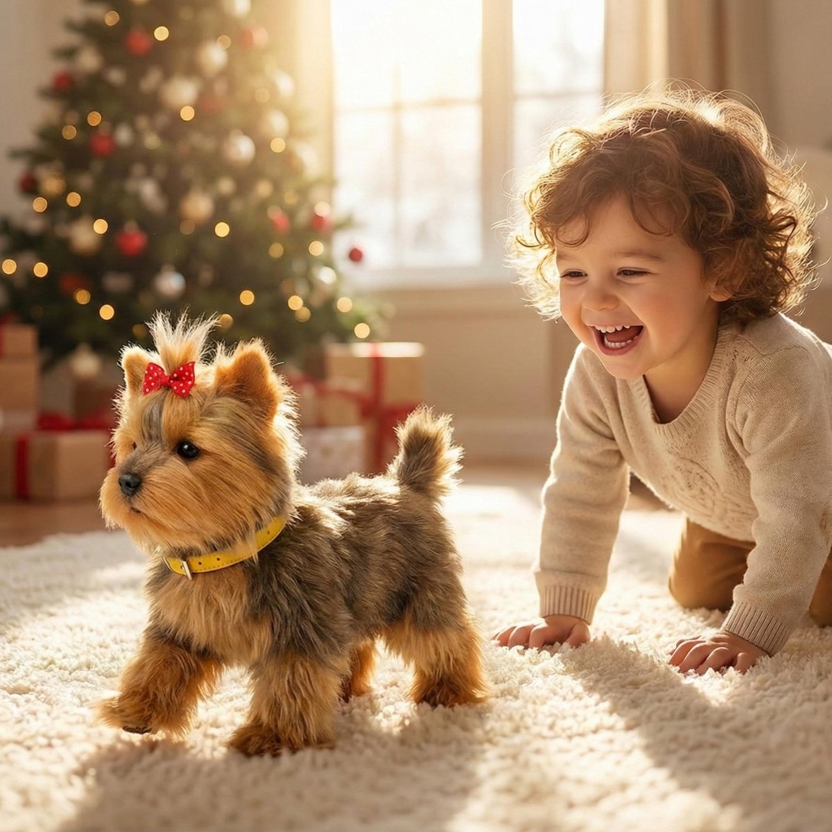 Interactive Robot Puppy | Realistic Electronic Dog Toy with Walking & Barking | Engaging Companion for Kids' Imaginative Play