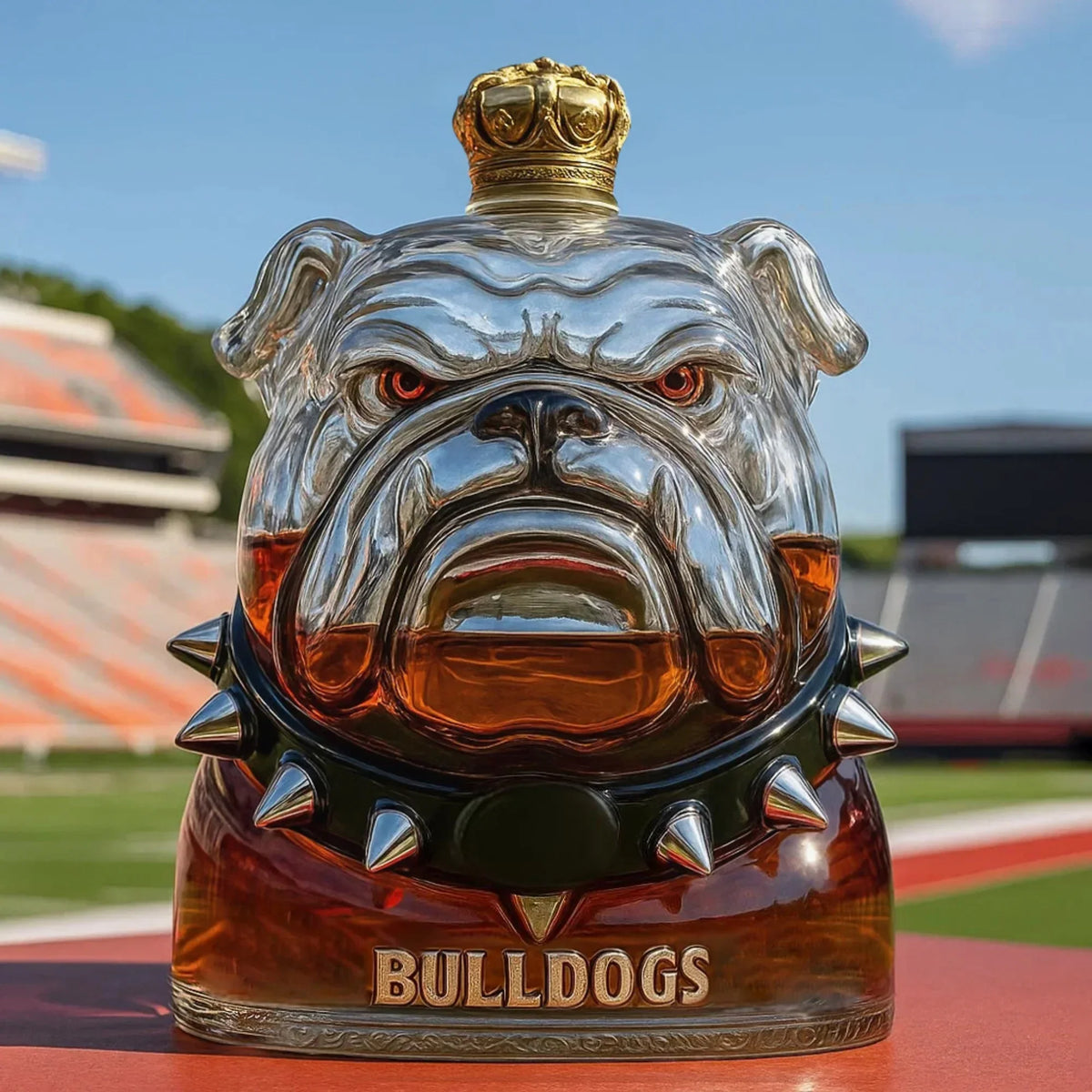 University Of Georgia Bulldogs Whiskey Bottle