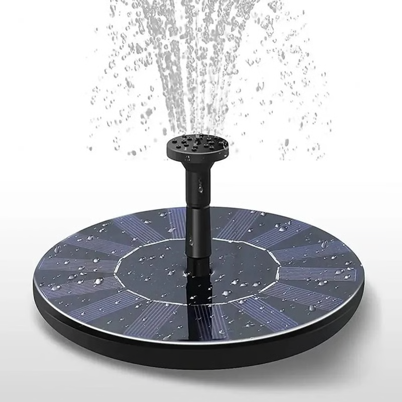 Solar Floating Fountain Pump Garden Water Fountain for Bird Bath Pond and Pool
