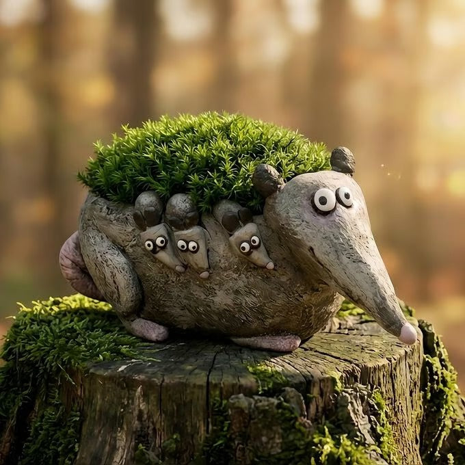 Cute Animal Resin Planter, Whimsical Plant Pot Decor for Succulents