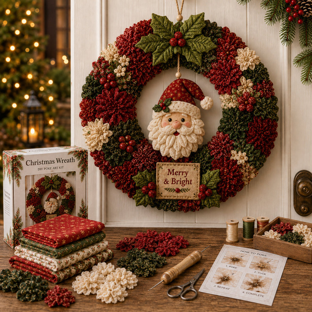 3D Fabric Poke Wreath DIY Kit
