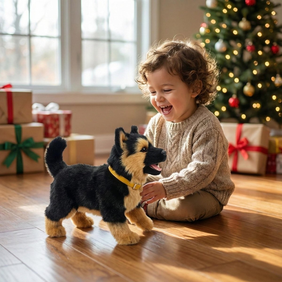 Interactive Robot Puppy | Realistic Electronic Dog Toy with Walking & Barking | Engaging Companion for Kids' Imaginative Play