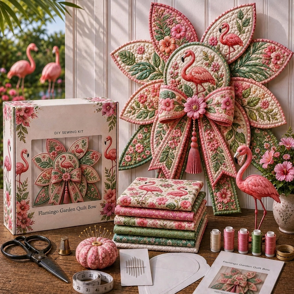 Garden Quilt Bow DIY Sewing Kit