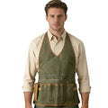 Canvas Garden Tool Apron with Multi Pockets for Gardening and Work