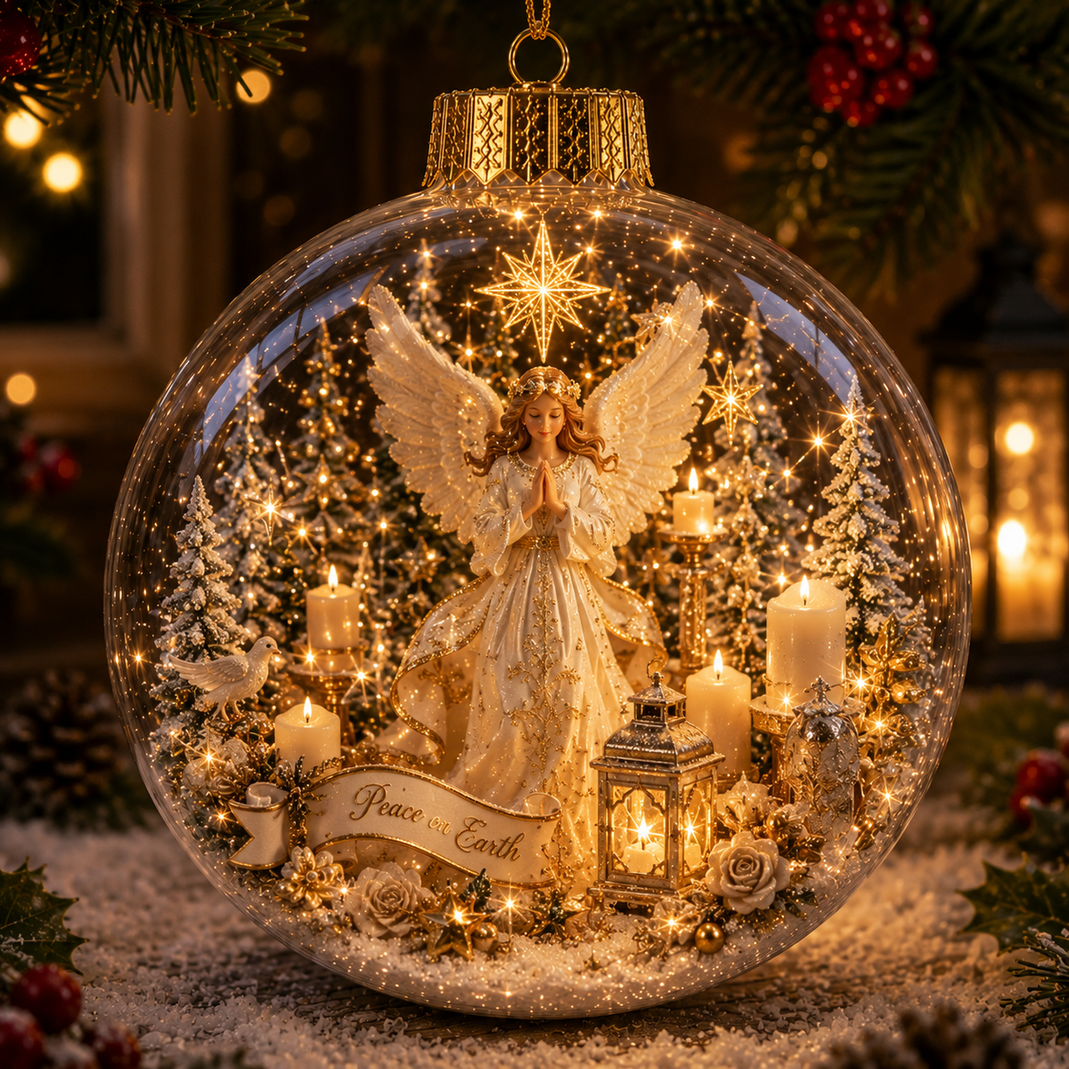 Light-Up Christmas Story Globe Ornament