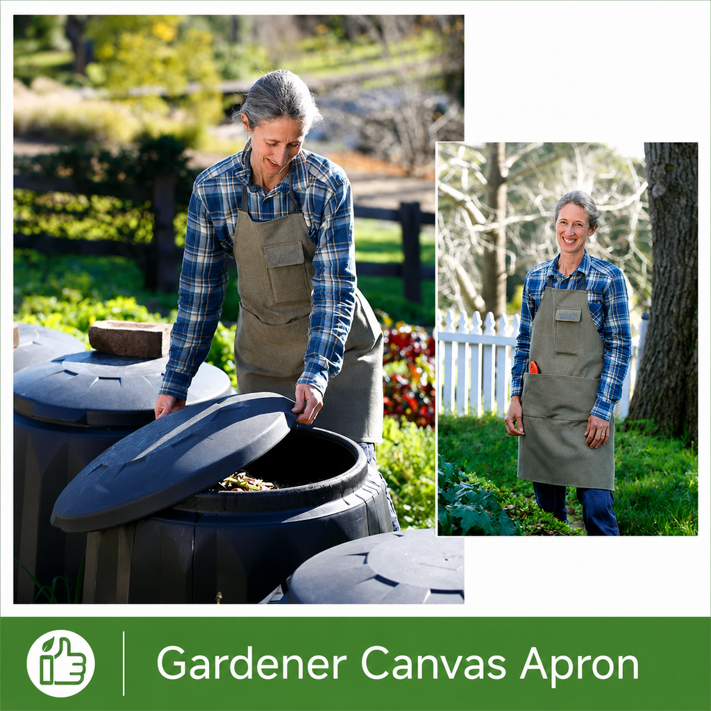 Gardener Canvas Gardening Apron