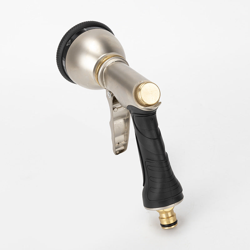 Heavy Duty Metal Garden Hose Nozzle with 9 Spray Patterns