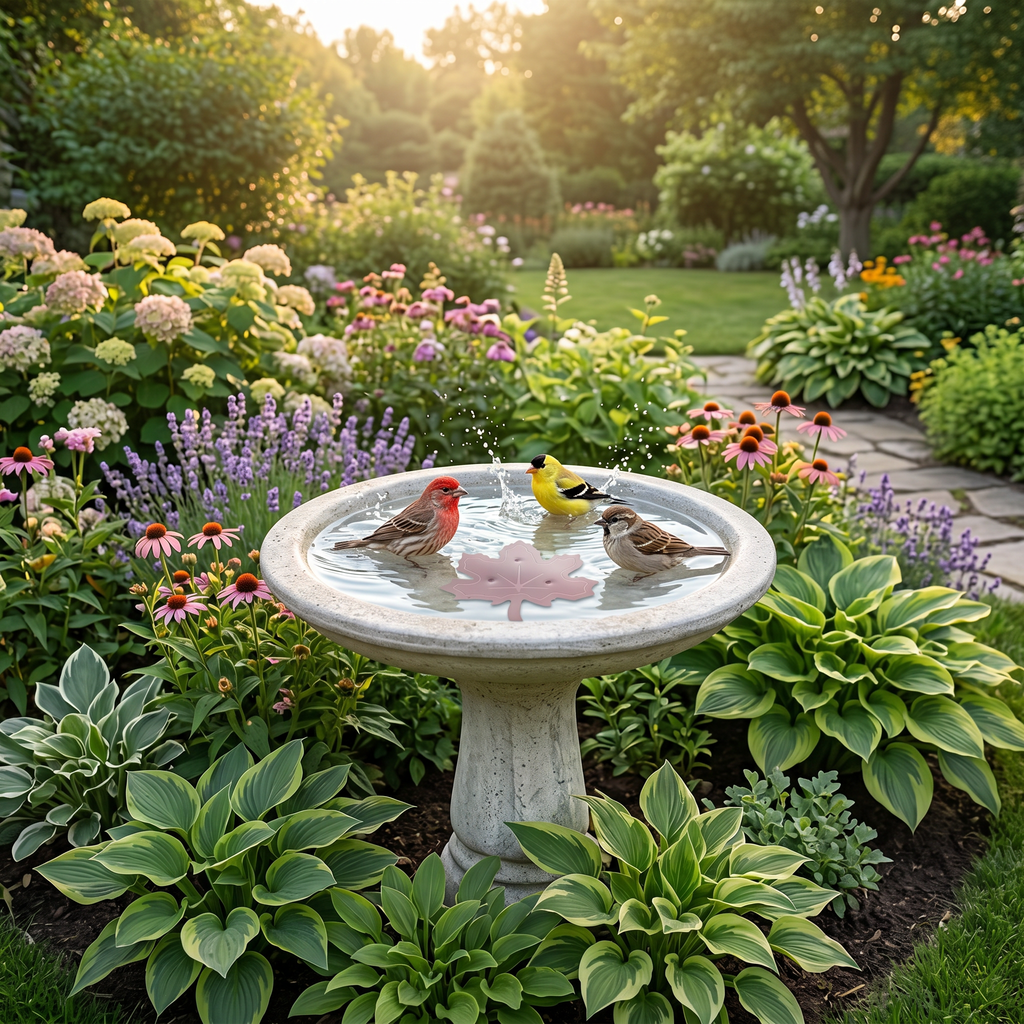 Pure Copper Leaf Bird Bath Purifier for Algae Control