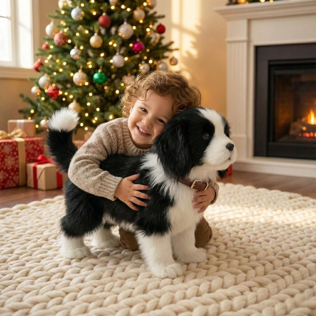 Interactive Robot Puppy | Realistic Electronic Dog Toy with Walking & Barking | Engaging Companion for Kids' Imaginative Play