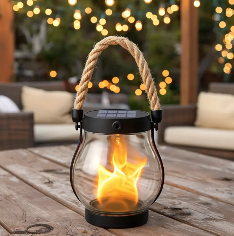 Fire Seed Solar Flame Light for Garden & Outdoor Decor