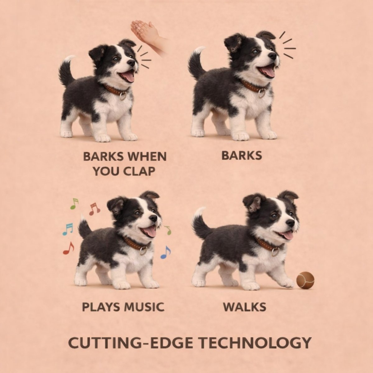 Interactive Robot Puppy | Realistic Electronic Dog Toy with Walking & Barking | Engaging Companion for Kids' Imaginative Play