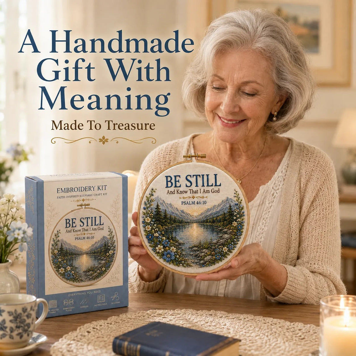 Faith & Scripture Embroidery Kit