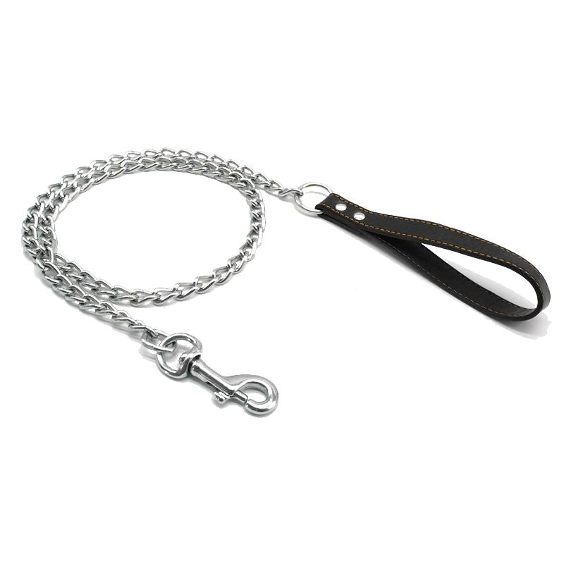 Spiked Dog Collar for Large Breeds Leather Adjustable