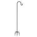 Heavy Duty Bird Feeder Pole with Adjustable Shepherd Hook