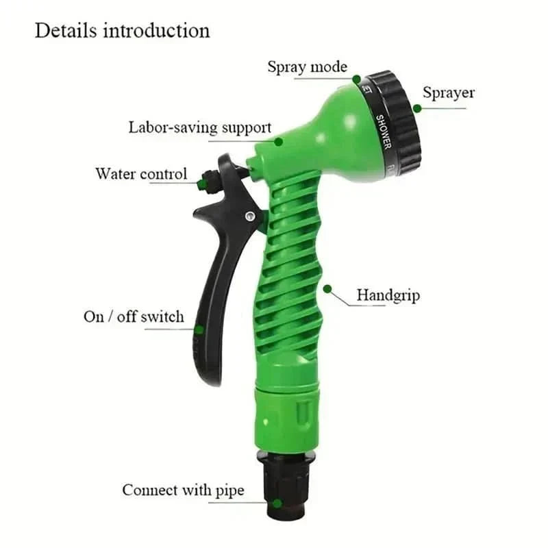 Hose - Expandable Garden Hose - Compact Style - Kink Free