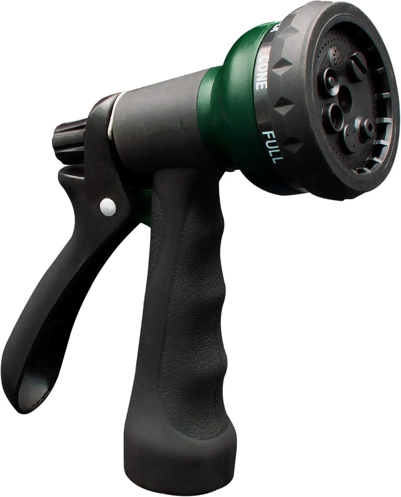 7 Way Adjustable Garden Hose Spray Nozzle - 7 Watering Patterns