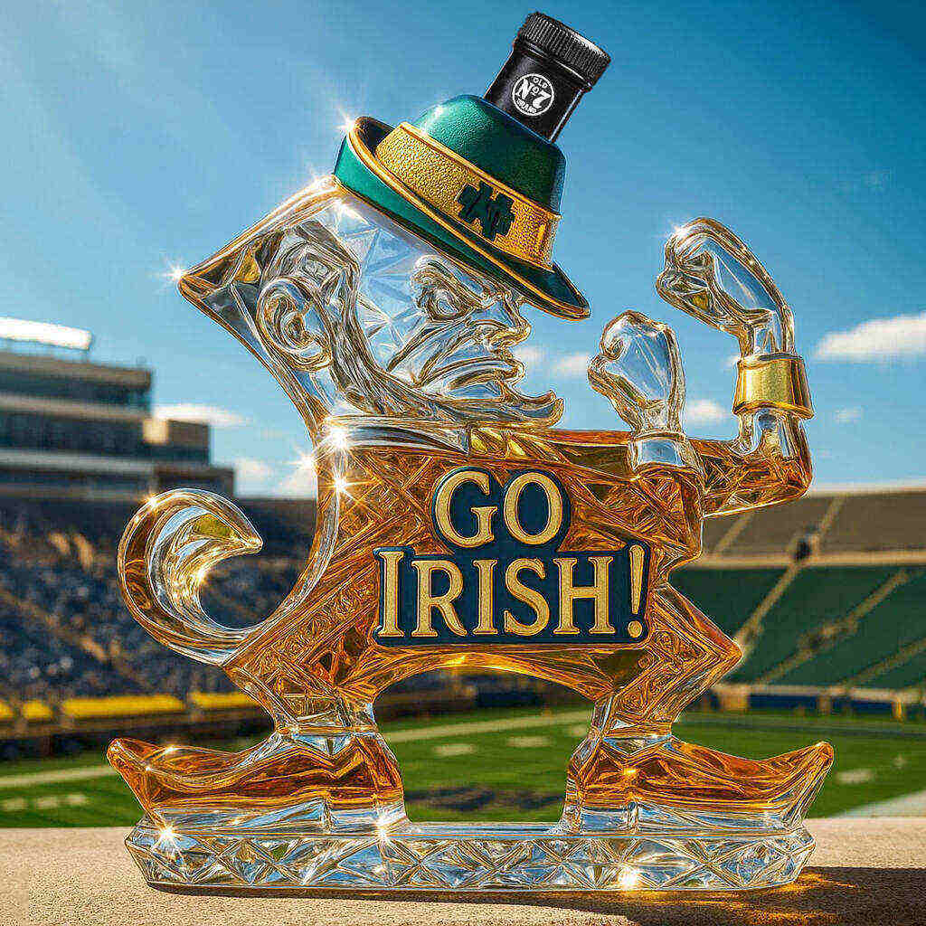 Notre Dame Fighting Irish Whiskey Bottle