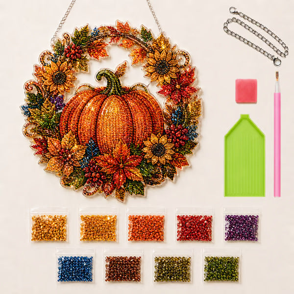 DIY Halloween Diamond Painting Hanging Ornament Kit