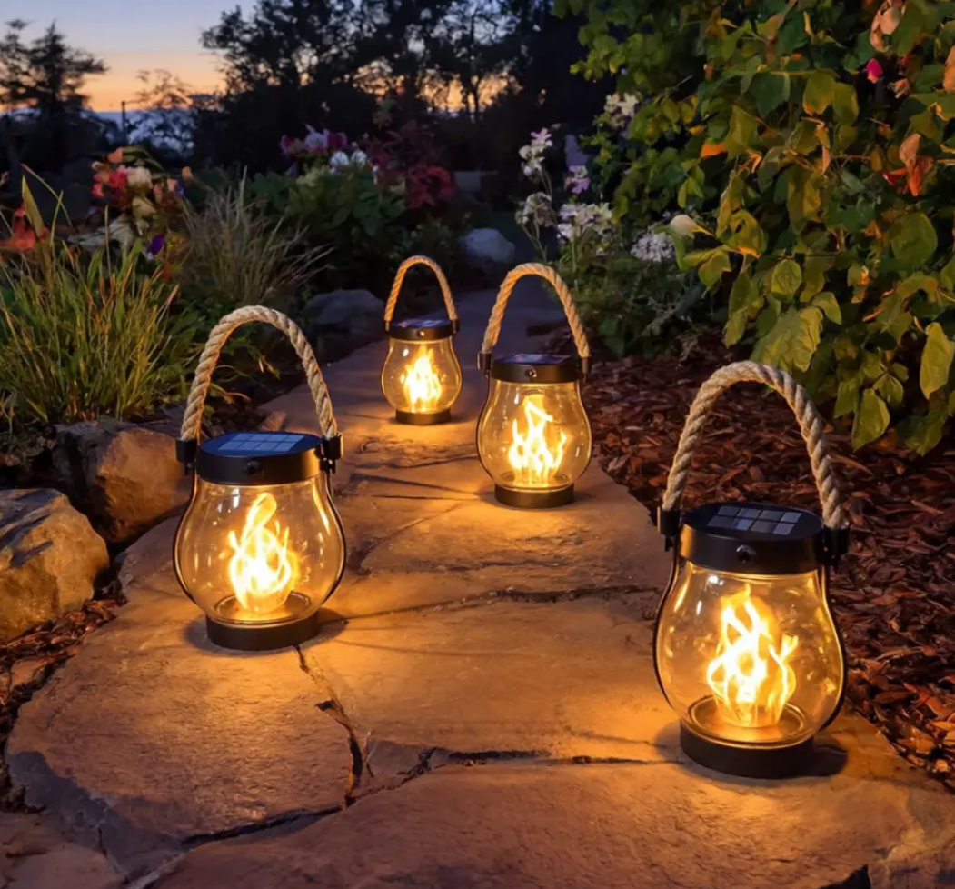 Fire Seed Solar Flame Light for Garden & Outdoor Decor
